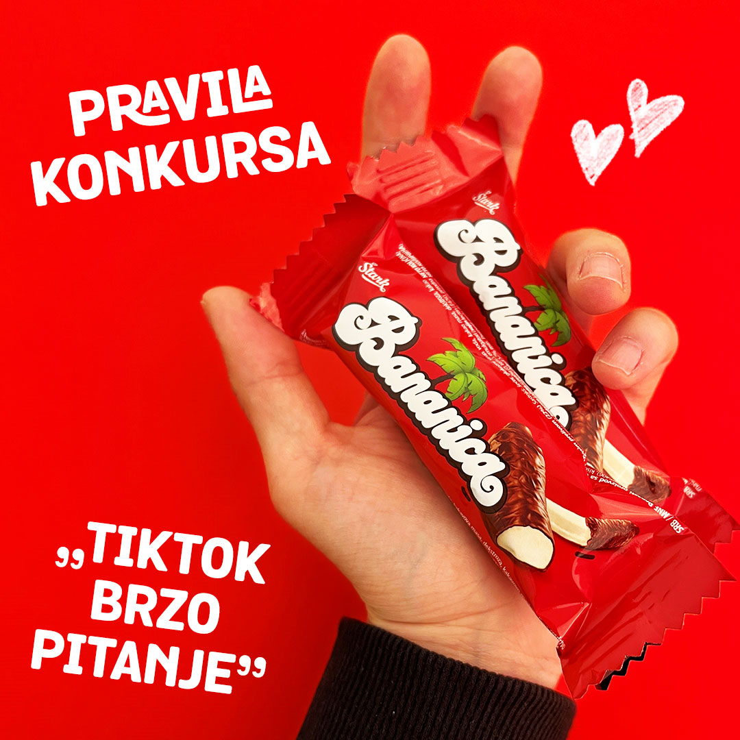 Pravila Konkursa TikTok Brzo Pitanje Bananica